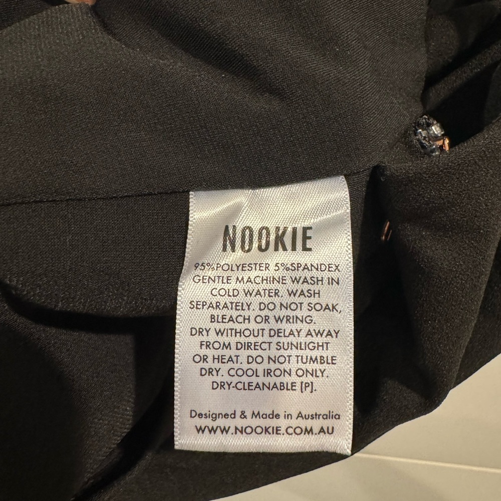 NWT Nookie black 2 way Trinity midi dress - Picture 6 of 7